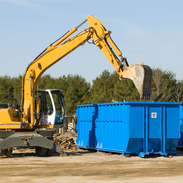 can i choose the location where the residential dumpster will be placed in Rodney